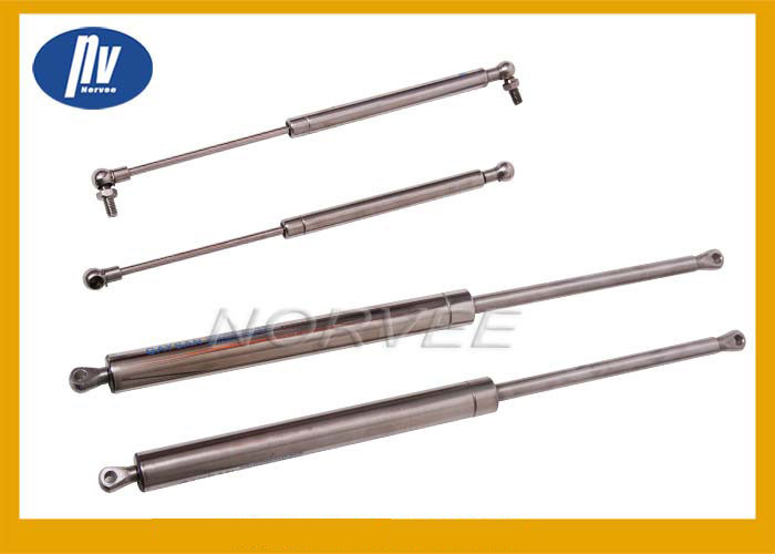 White Stainless Steel Gas Struts No Noise / Smooth Operation For Auto
