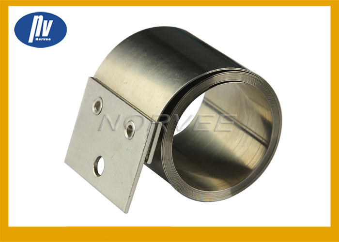 Flat Spiral Coil Spring Constant / Variable Force For Seat Belt Retractors