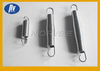 White Zinc Plateds Helical Torsion Spring Left / Right Coils With Hook