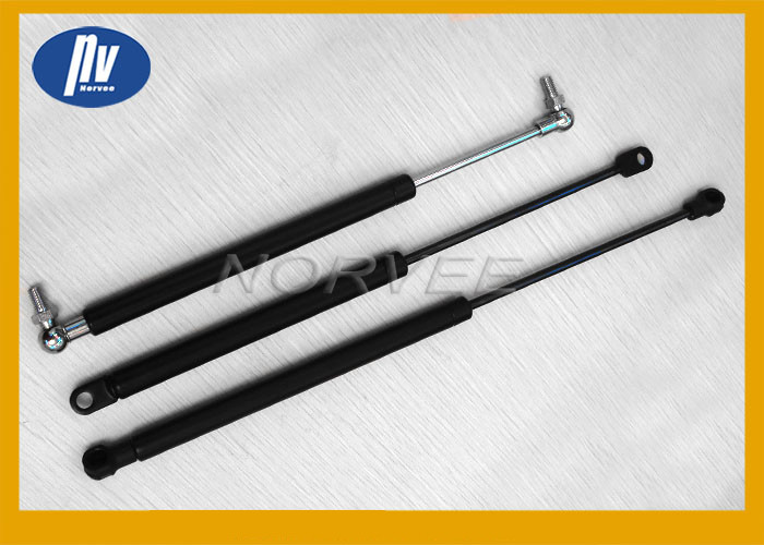 Black OEM Car Gas Struts , Steel Gas Lift Struts With Metal Eye End Fitting