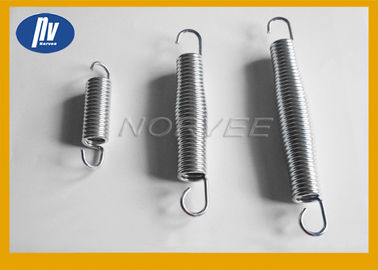 Carbon Steel Golden Long Extension Springs Free Length For Industial Machinery